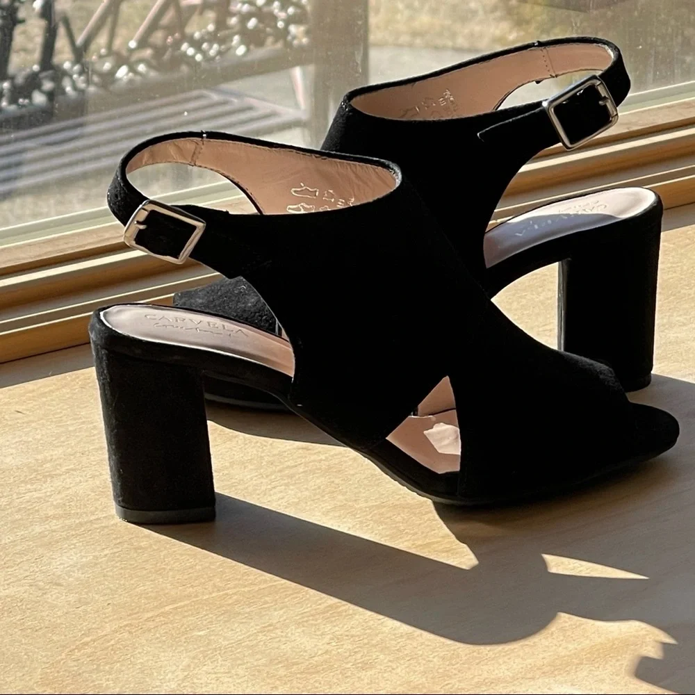 Carvela Comfort, New, Annie Suede Sandals